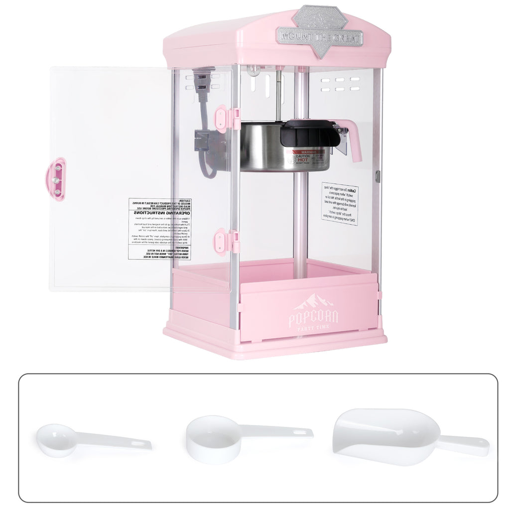 Lposuu 8Oz 19.54 Inches Portable Popcorn Machine