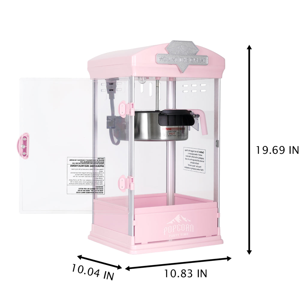 Lposuu 8Oz 19.54 Inches Portable Popcorn Machine