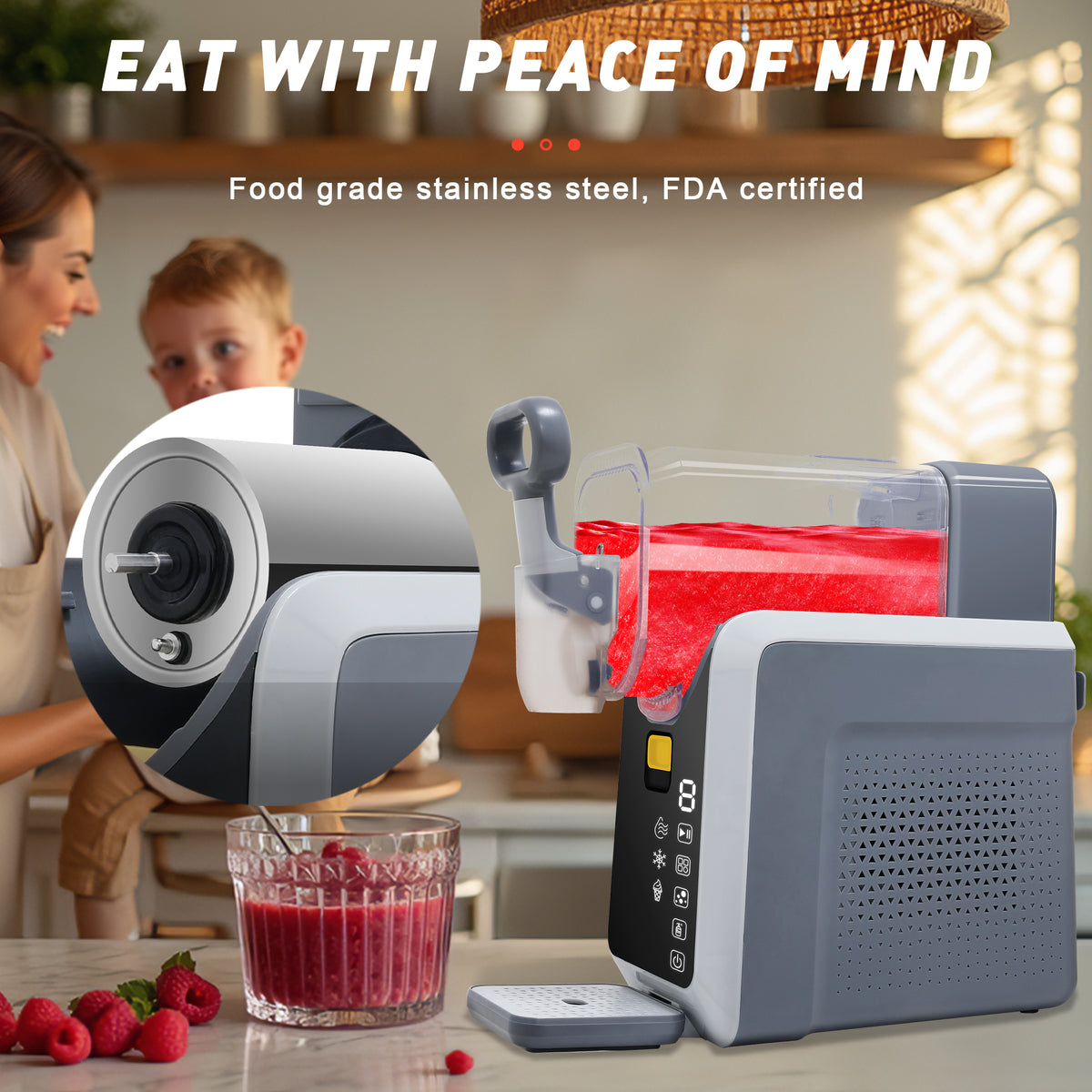 Lposuu 67Oz Home Slushie Maker