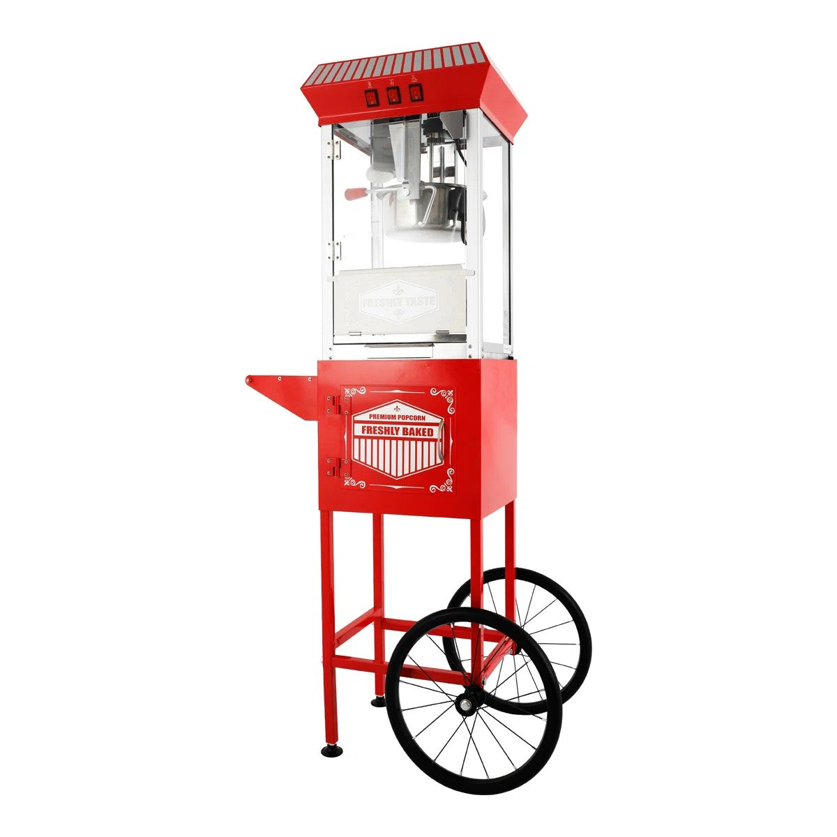 Lposuu Vintage 12 Oz Red 28.7" Tall Popcorn Machine